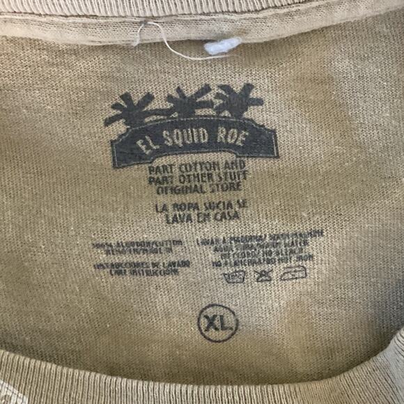 El Squid Roe 20th Anniversary Cabo Mexico Tan Mens Size XL Short Sleeve Shirt - Picture 7 of 10